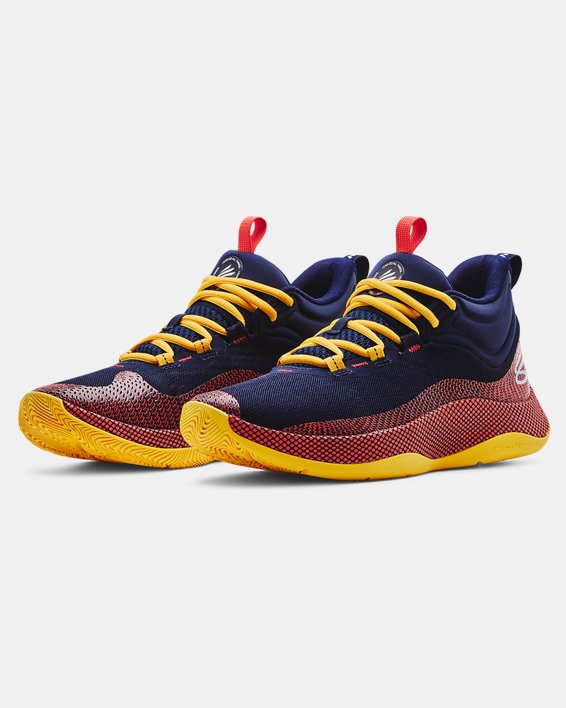 Unisex Curry HOVR™ Splash Basketball Shoes, Navy, pdpMainDesktop image number 3